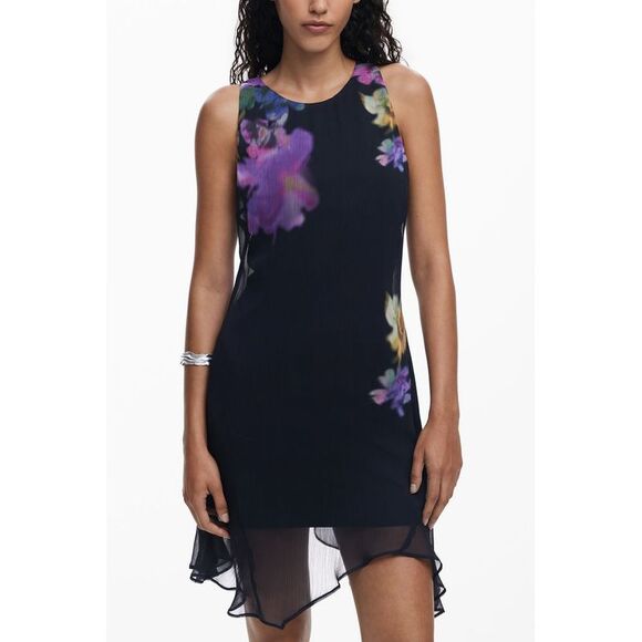 Desigual Nero Polyester Women's Women's Dress